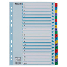 SEPARATOARE INDEX CARTON A-Z MYLAR ESSELTE