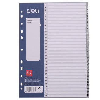 SEPARATOARE INDEX PLASTIC 1-31 DELI SEPARATOARE INDEX PLASTIC 1-31 DELI