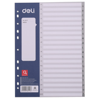 SEPARATOARE INDEX PLASTIC A-Z DELI SEPARATOARE INDEX PLASTIC A-Z DELI