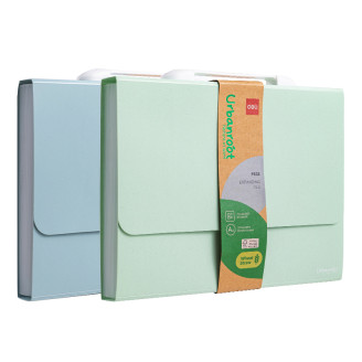 SERVIETA MATERIAL ECO DIN FIBRE DE GRAU CU MANER 13 COMPARTIMENTE CULORI ASORTATE DELI