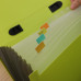 SERVIETA PLASTIC CU MANER 13 COMPARTIMENTE DIVERSE CULORI NEON DELI