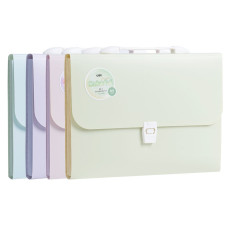 SERVIETA PLASTIC CU MANER 7 COMPARTIMENTE DIVERSE CULORI MACARONS DELI