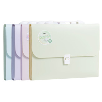 SERVIETA PLASTIC CU MANER 7 COMPARTIMENTE DIVERSE CULORI MACARONS DELI