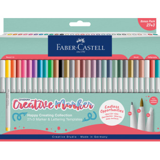 SET 30 MARKERE CREATIVE GOLDFABER CREATIVE HAVEN 1.5MM FABER-CASTELL SET 30 MARKERE CREATIVE GOLDFABER CREATIVE HAVEN 1.5MM FABER-CASTELL