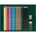 SET CADOU 17 CREIOANE COLORATE POLYCHROMOS + 4 CREIOANE GRAFIT MATT + ACCESORII FABER-CASTELL