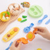 SET CREATIV PLASTILINA + 19 ACCESORII FRUCTE SI LEGUME DELI