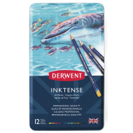 SET CREIOANE 12 CULORI INKTENSE DERWENT