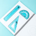 SET GEOMETRIE 3 PIESE FLEXIBIL TWIST ME COLOR (RIG.20, ECH.13CM, RAPORTOR) DELI SET GEOMETRIE 3 PIESE FLEXIBIL TWIST ME COLOR (RIG.20, ECH.13CM, RAPORTOR) DELI