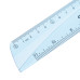 SET GEOMETRIE 4 PIESE ALBASTRU TRANSPARENT (RIG30CM, ECH*2, RAP) DELI