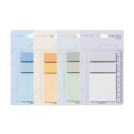 SET NOTES ADEZIV 52*52MM 30F+2*INDEX 17*52MM PASTEL NUSIGN DELI