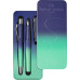 SET STILOU M + PIX XB POLY FLOW ALBASTRU-TURCOAZ FABER-CASTELL