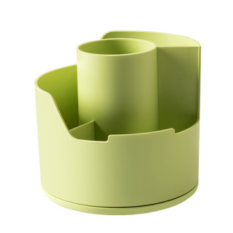 SUPORT ROTATIV INSTRUMENTE DE SCRIS 4 COMPARTIMENTE VERNIL LONGREEN PLASTIC RECICLAT DELI