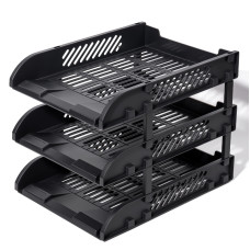 TAVITE SUPRAPOZABILE CU DISTANTIER 3BUC/SET NEGRE DELI