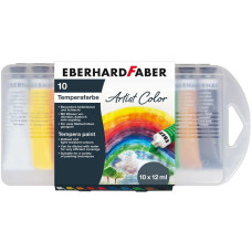 TEMPERA 10 CULORI 12 ML CUT PLASTIC EBERHARD FABER