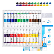 TEMPERA ACUARELA 24 CULORI 12 ML DMAST BY PEBEO