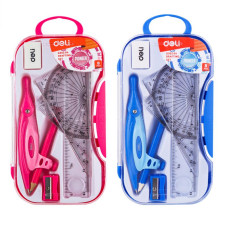 TRUSA GEOMETRIE 7 PIESE CUTIE PLASTIC DELI